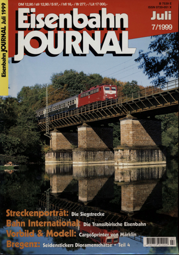   Eisenbahn Journal Heft 7/1999 (Juli 1999). 