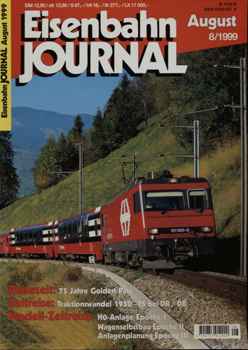   Eisenbahn Journal Heft 8/1999 (August 1999). 