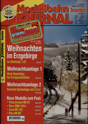   Modellbahn Journal Heft IV/1997 (Dezember 1997). 