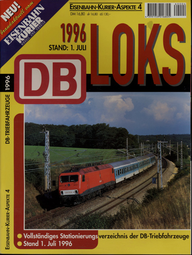   Eisenbahn-Kurier Aspekte Heft 4: DB-Loks. Stand 1. Juli 1996. 