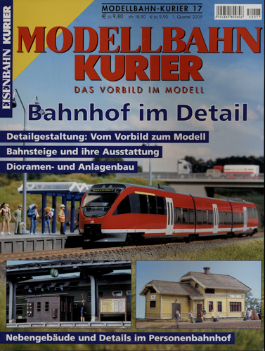   Eisenbahn Kurier Modellbahn-Kurier Heft 17: Bahnhof im Detail. 