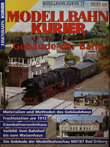   Eisenbahn Kurier Modellbahn-Kurier Heft 19: Gebäude der Bahn. 