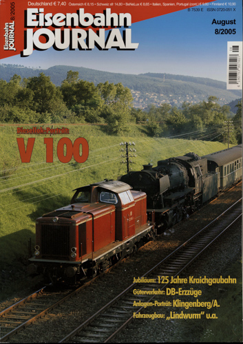   Eisenbahn Journal Heft 8/2005 (August 2005): Diesellok-Porträt: V 100. 