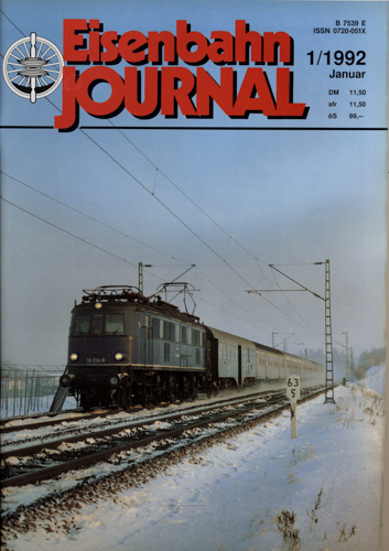   Eisenbahn Journal Heft 1/1992 (Januar 1992). 