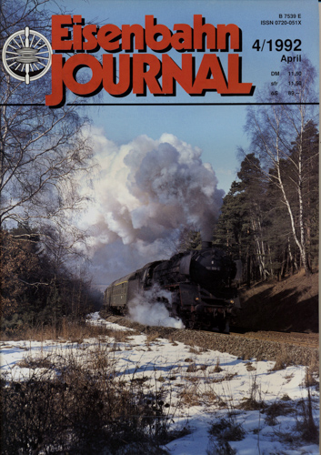   Eisenbahn Journal Heft 4/1992 (April 1992). 
