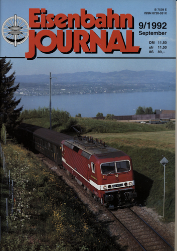   Eisenbahn Journal Heft 9/1992 (September 1992). 