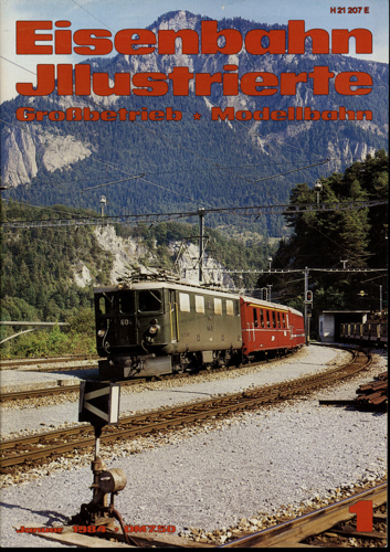   Eisenbahn Illustrierte Großbetrieb   Modellbahn Heft 1/1984 (Januar 1984). . .  