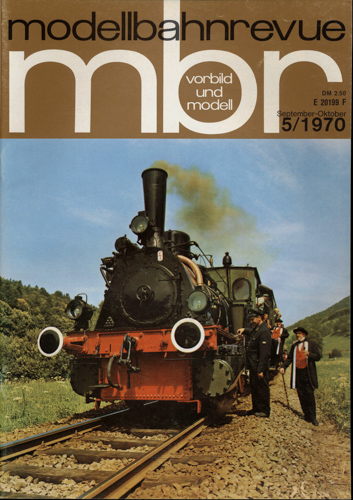   mbr-Modellbahnrevue Heft 5/1970 (September-Oktober 1970). 