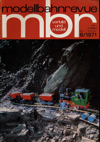   mbr-Modellbahnrevue Heft 6/1971 (November-Dezember 1971). 