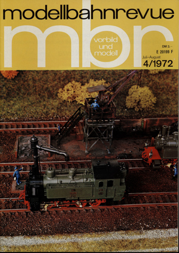   mbr-Modellbahnrevue Heft 4/1972 (Juli-August 1972). 