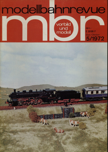   mbr-Modellbahnrevue Heft 5/1972 (September-Oktober 1972). 