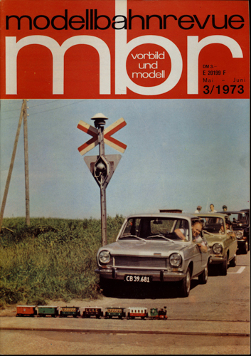   mbr-Modellbahnrevue Heft 3/1973 (Mai-Juni 1973). 