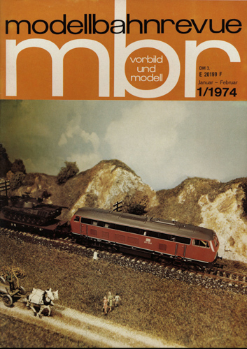   mbr-Modellbahnrevue Heft 1/1974 (Januar-Februar 1974). 