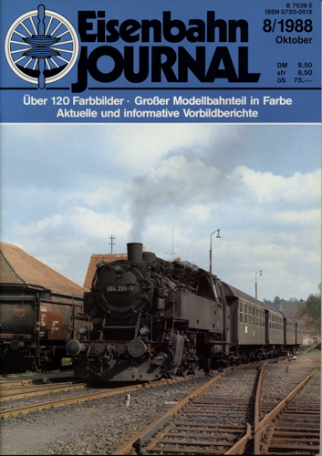   Eisenbahn Journal Heft 8/1988 (Oktober 1988). 