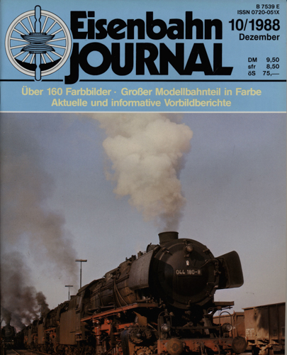   Eisenbahn Journal Heft 10/1988 (Dezember 1988). 