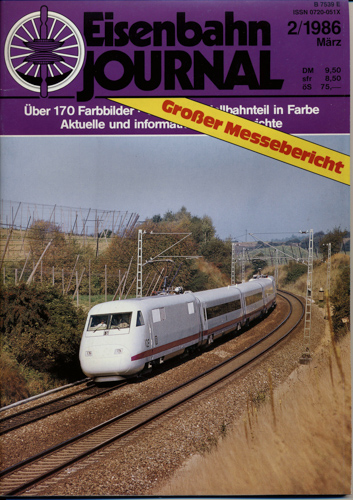   Eisenbahn Journal Heft 2/1986 (März 1986). 