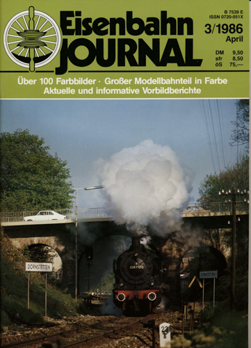   Eisenbahn Journal Heft 3/1986 (April 1986). 