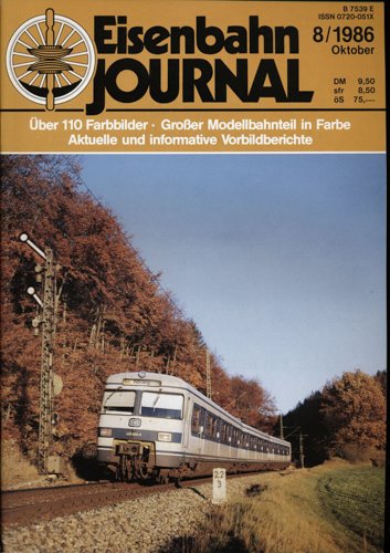   Eisenbahn Journal Heft 8/1986 (Oktober 1986. 