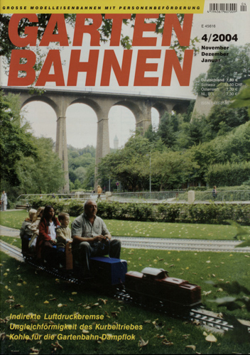  Gartenbahnen Heft 4/2004. 