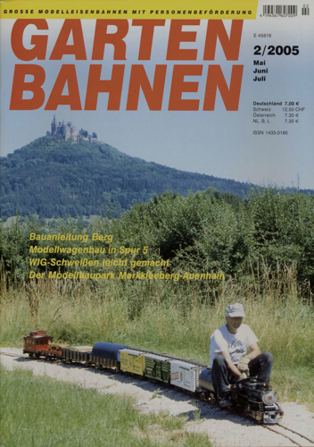   Gartenbahnen Heft 2/2005. 