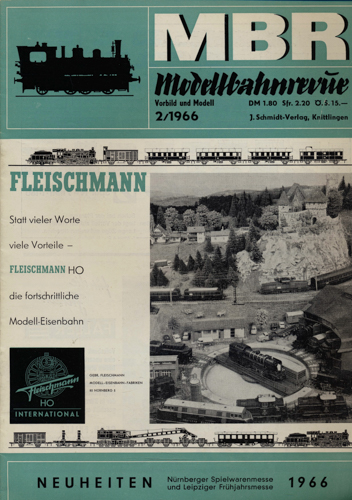   MBR Modellbahnrevue Heft 2/1966. 