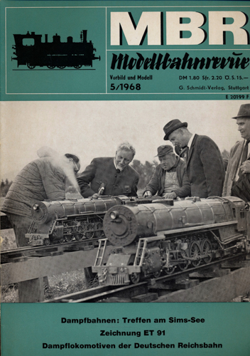   MBR Modellbahnrevue Heft 5/1968. 