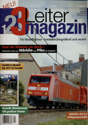   1-2-3-Leiter Magazin für Modellbahner Heft 1/2005 (April/Mai 2005). 
