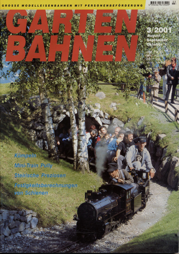   Gartenbahnen Heft 3/2001 (August/September/Oktober). 