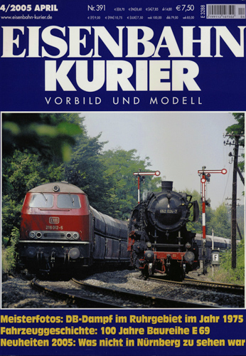   Eisenbahn-Kurier Heft Nr. 391 (4/2005 April). 