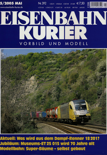   Eisenbahn-Kurier Heft Nr. 392 (5/2005 Mai). 