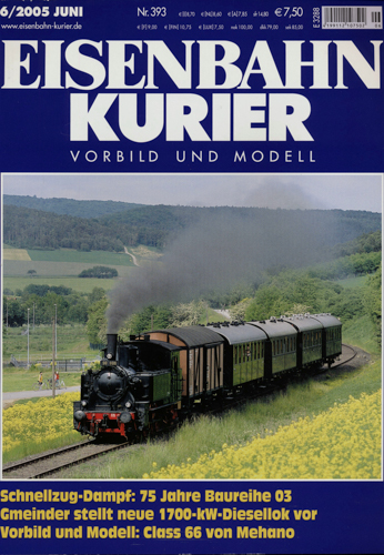   Eisenbahn-Kurier Heft Nr. 393 (6/2005 Juni). 