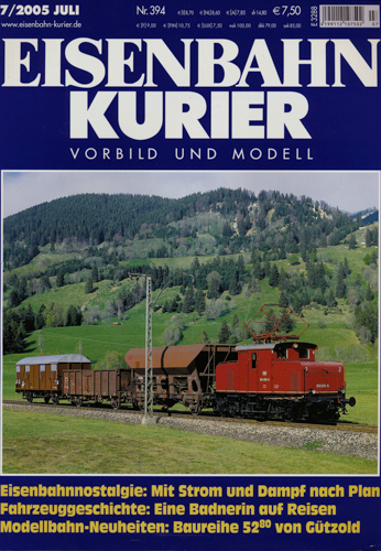   Eisenbahn-Kurier Heft Nr. 394 (7/2005 Juli). 
