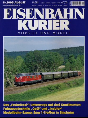   Eisenbahn-Kurier Heft Nr. 395 (8/2005 August). 