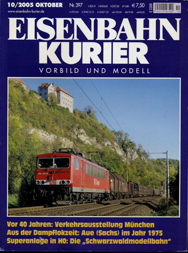   Eisenbahn-Kurier Heft Nr. 397 (10/2005 Oktober). 