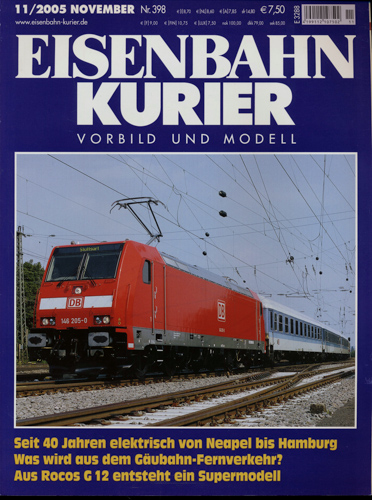   Eisenbahn-Kurier Heft Nr. 398 (11/2005 November). 