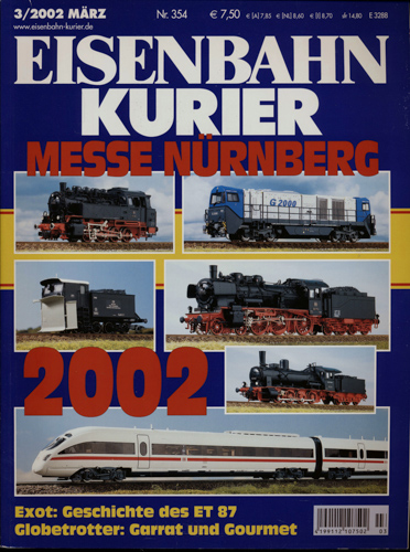   Eisenbahn-Kurier Heft Nr. 353 (3/2002 März). 