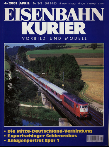   Eisenbahn-Kurier Heft Nr. 343 (4/2001 April). 
