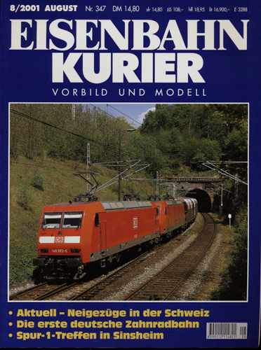   Eisenbahn-Kurier Heft Nr. 347 (8/2001 August). 