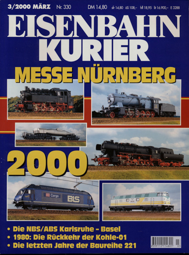   Eisenbahn-Kurier Heft Nr. 330 (3/2000 März). 