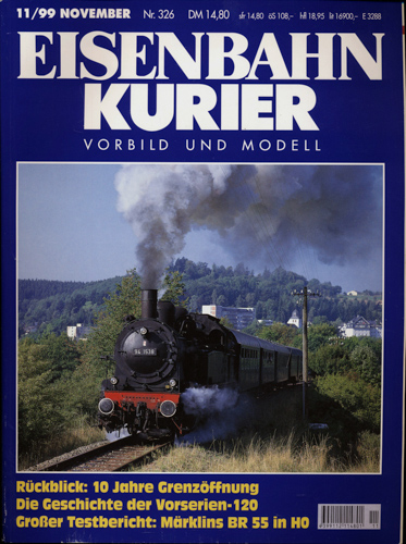   Eisenbahn-Kurier Heft Nr. 326 (11/1999 November). 