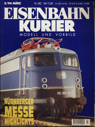   Eisenbahn-Kurier Heft Nr. 282 (3/1996 März). 