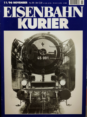   Eisenbahn-Kurier Heft Nr. 290 (11/1996 November). 