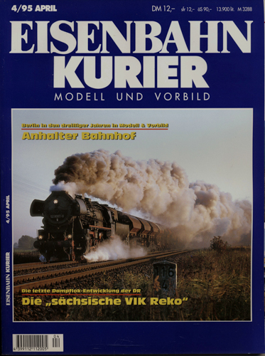  Eisenbahn-Kurier Heft Nr. 4/1995 (April 1995). 