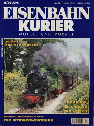   Eisenbahn-Kurier Heft Nr. 6/1995 (Juni 1995). 