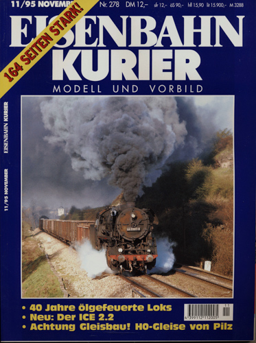   Eisenbahn-Kurier Heft Nr. 278 (11/1995 November). 