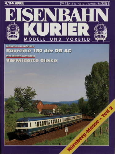   Eisenbahn-Kurier Heft Nr. 4/94 (April 1994). 