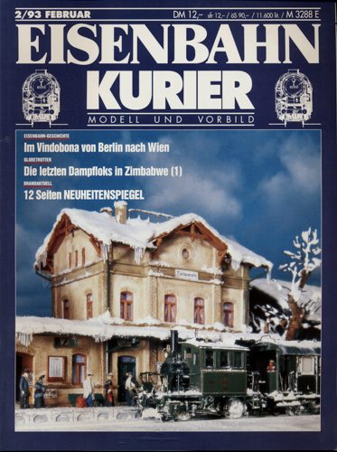   Eisenbahn-Kurier Heft Nr. 2/93 (Februar 1993). 