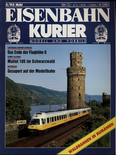   Eisenbahn-Kurier Heft Nr. 5/93 (Mai 1993). 