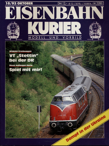   Eisenbahn-Kurier Heft Nr. 10/93 (Oktober 1993). 
