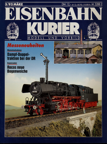   Eisenbahn-Kurier Heft Nr. 3/92 (März 1992). 